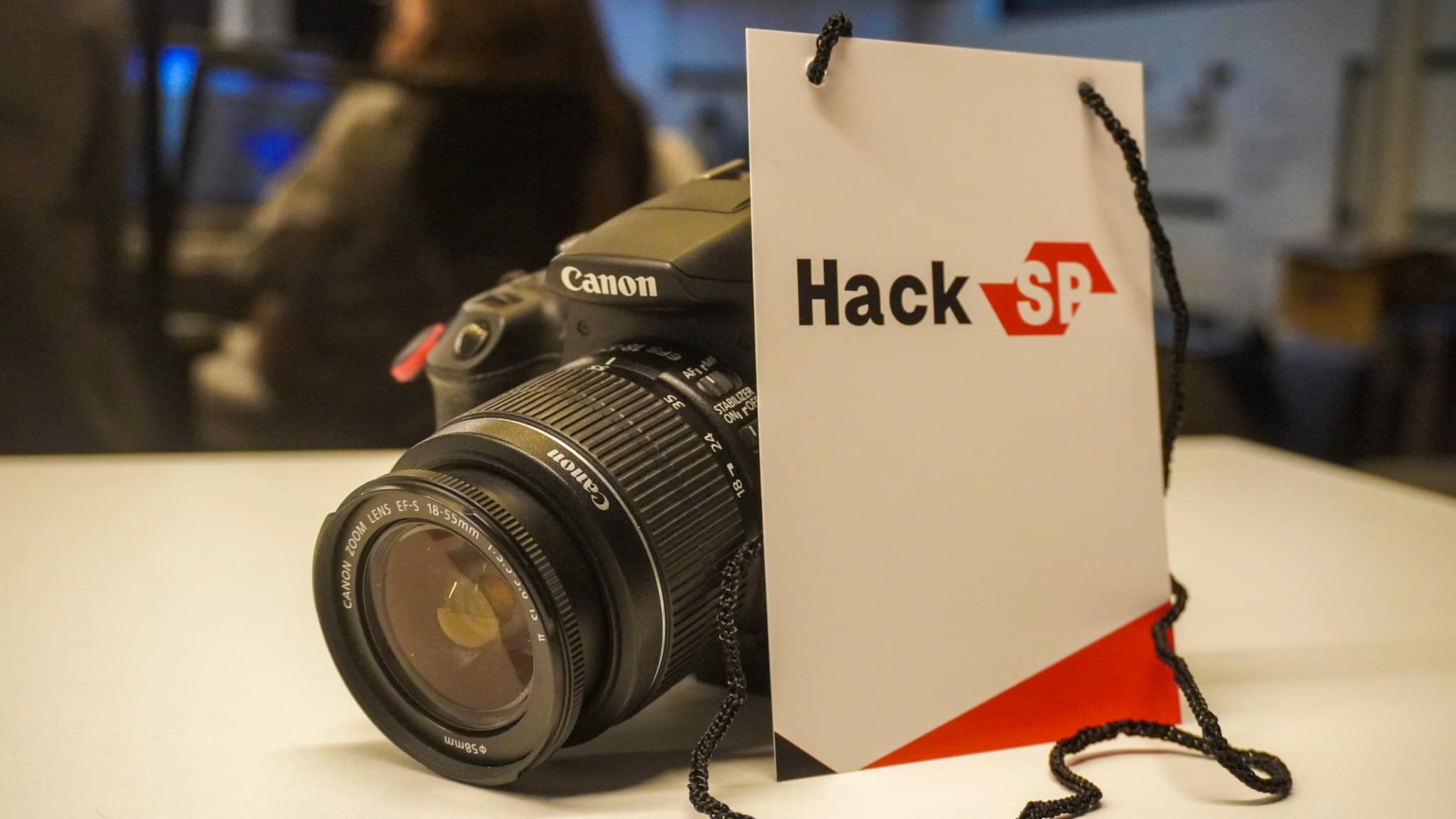 Students collaborating during a hackathon